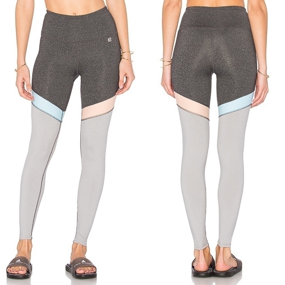 Body Language Kai Color Block High Rise Leggings - Size Small - Picture 2 of 9